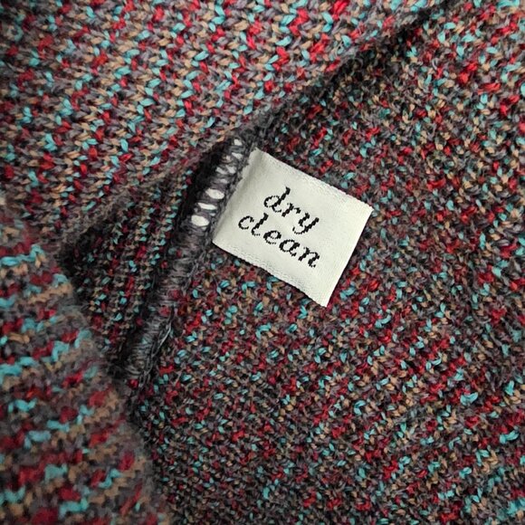 Pendleton Vintage Knit Virgin Wool Plaid Retro Button Up Cardigan Sweater - Picture 6 of 6